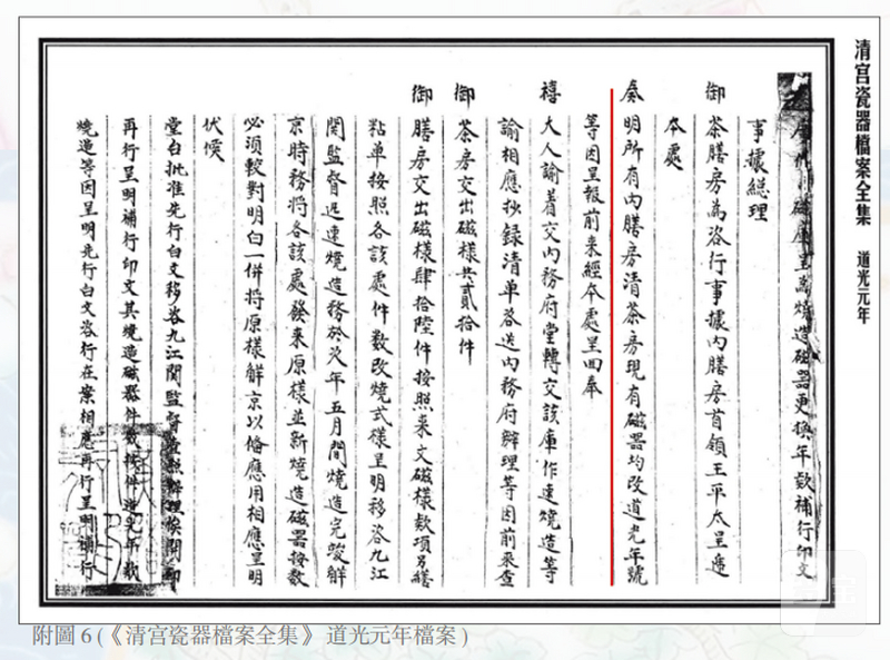 清道光 黄地轧道洋彩开光三阳开泰纹膳碗 - 图7